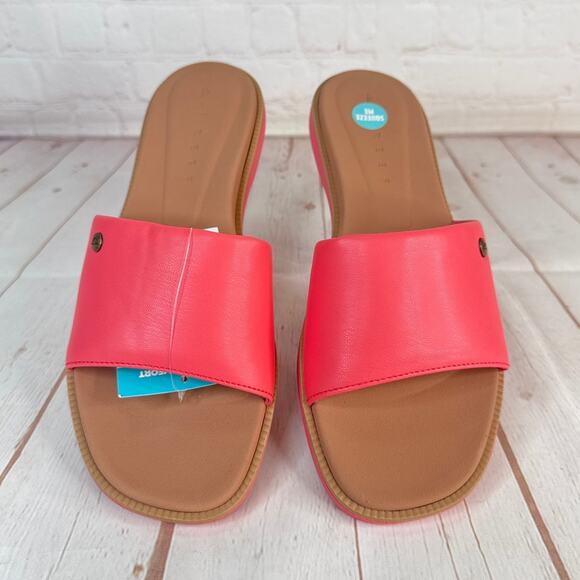 Reef Cushion Sunny Coral Slide Sandals Women’s Size 10 - Picture 6 of 10